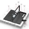Samsung Z Fold 6 Armor Flip Leather Case with Pen Slot - Full-Wrap Business Shell