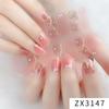 ZX Three-dimensional Waterproof No-bake Gel Nail Polish Film Full Sticker Simple European and American Style Advanced Nail Film Paper Nail Sticker