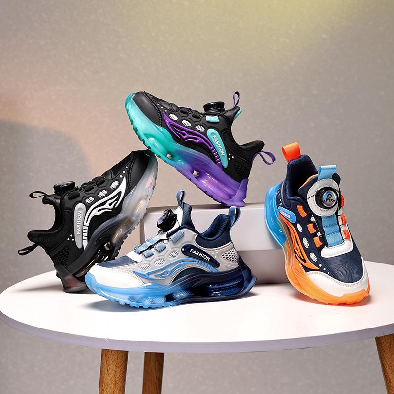 Atmungsaktive rutschfeste Sport-Basketballschuhe für Kinder - Neuer Stil 2026 für Jungen und Mädchen