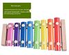Colorful Wooden Children's Xylophone Toy - Eight-Note Hand Knocking Piano for Early Education
