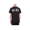 Nike Solid Color Front Print Vintage American Crew Neck Short Sleeve T-Shirt Men Tops Black FD0047-010