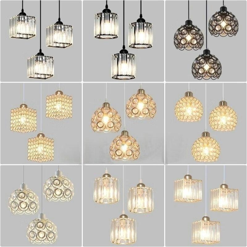 oeny Nordic Simple Dining Room Crystal Chandelier