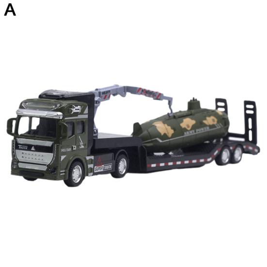 

Car Model Highly Simulated Gifts 1/50 Scale Transporter Car Alloy Model for Kids A