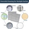 20/5pcs Reusable Wire Dishwashing Rags - Non-Scratch Multi Purpose Cleaning Pads for Wet and Dry Dishcloths for Washing Dishes