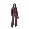 2025 Autumn Women's Batwing Sleeve Top & Loose Pants Set