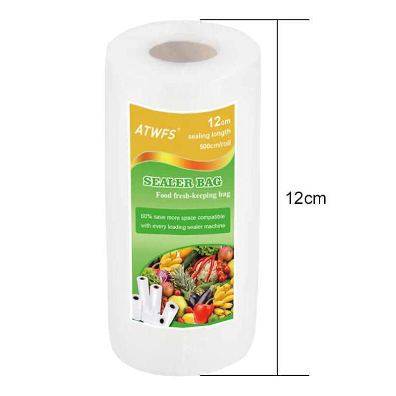 Vacuum Bag Packaging Food Vacuum Sealer Bags for Food Storage Keep Products Fresh Bag 12/17/20/25/28cm*500cm 1 Roll