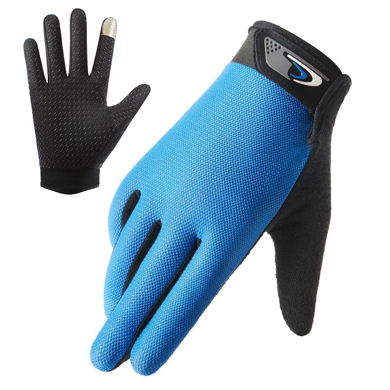 

Summer Male s Fishing Gloves Anti-UV Cycle Cycling Female Two Finger Cut Male Touch Screen Angling Anti-Slip Breathable Fitness Glo Practical Use One Size