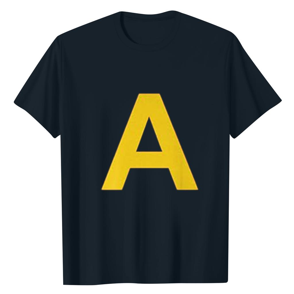 Women's Letter Print Casual Round Neck Short Sleeve Top