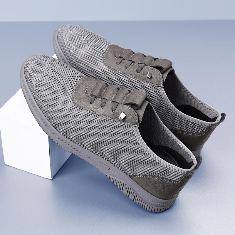 Fashion 2025 Summer Commuting Breathable Casual Shoes Soft Soled Comfortable Men's Mesh Sports Shoes Daily Walking Men's Work Shoes
