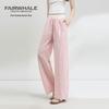 Mark Fairwhale Women's Striped Wide-Leg Casual Pants