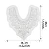 Mesh Heavy Industry Embroidery Bead Sequins Flower Lace Front Piece Collar Flower Diy Handmade Accessories Decorative Cloth Stickers Accessories