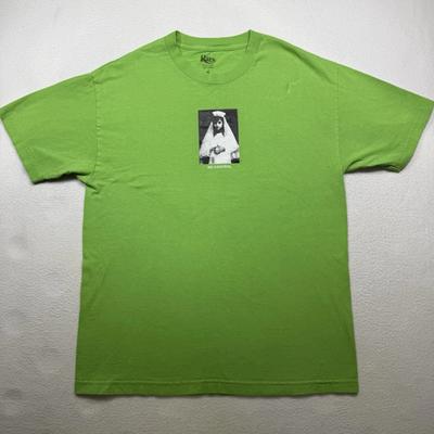 Stray Rats No Control T-Shirt Verde da Suora Made in USA Miami Skate Tee Grunge