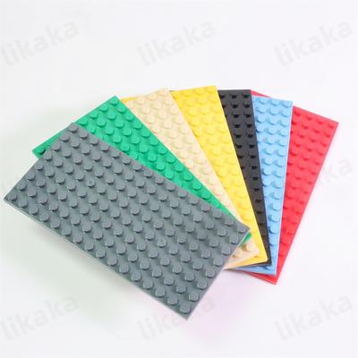 8*16 Kropki Plastikowe Klocki 4 SZT. Płytki Bazowe Juguetes Kompatybilne Miejskie Klasyczne Zabawki Mini Klocki Płytki Bazowe Części dla Dzieci