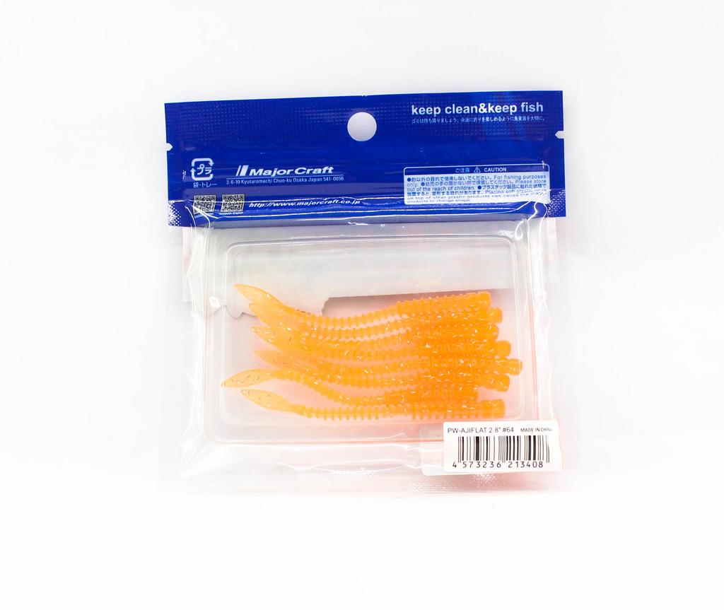 Розпродаж Major Craft Soft Plastic Lure Paraworm 2.8 Inch PW-AJI FLAT 064 (3408)