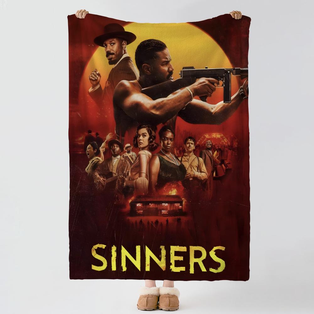 Film S-Sinners-S Dicker Komfort Flanell-Steppdecke, Vielseitig einsetzbar Innen Außen Tägliches Nickerchen