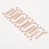 12Pcs/Bag Solid Color Hijab Scarf Pins - U-Shaped Brooch Clips For Women, Fashion Decorative Accessories