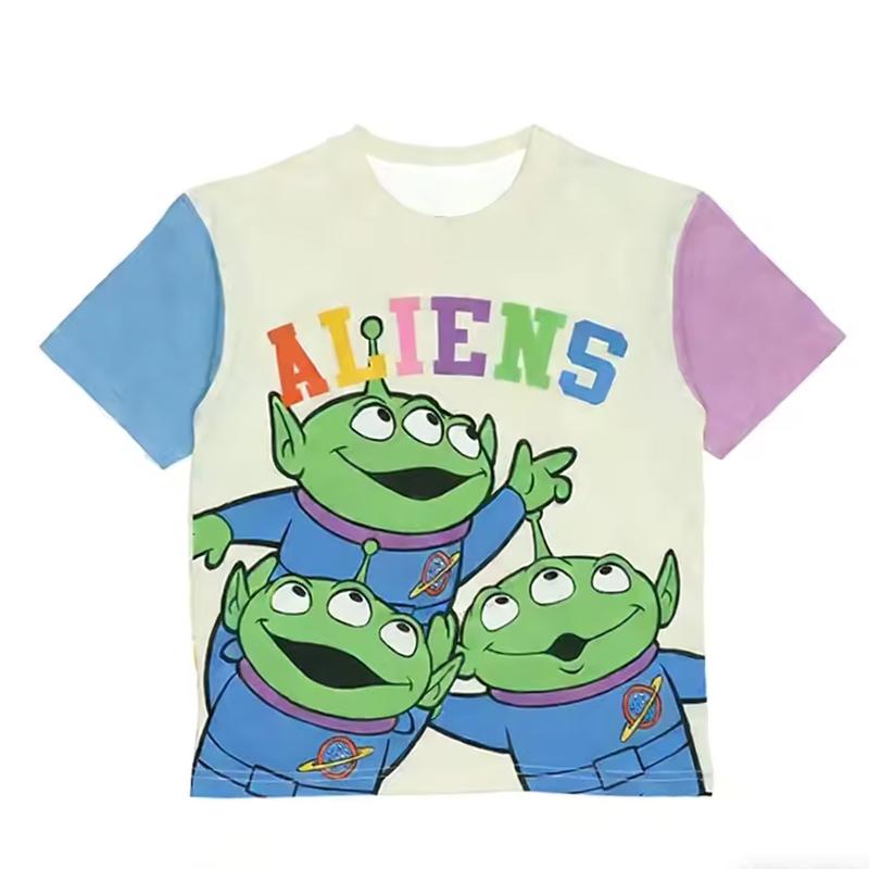 Summer 2026 New Toy Story 3D T-shirt Boy Buzz Lightyear Family Matching Costume Cosplay Top Woody T-shirt Costume Men and Women