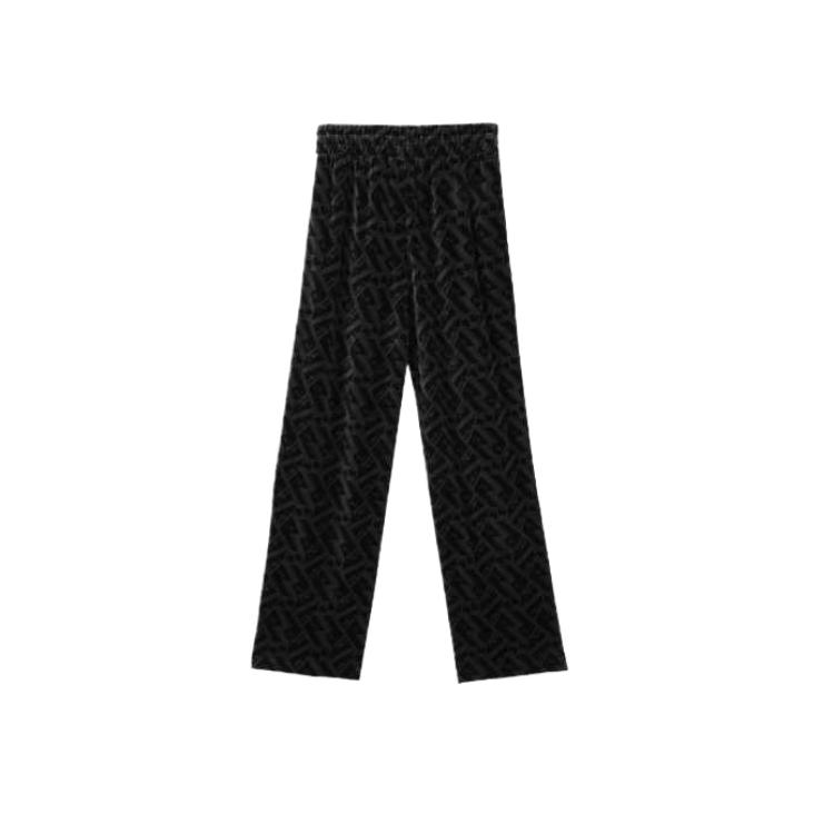 Puma X Squid Game Samarbeid T7 Snøring Casual Rettben Strikk Sportsbukser Damebukser Svart 627433-01