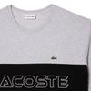 Lacoste Mens Colour Block Heavy Cotton Fitted T-Shirt