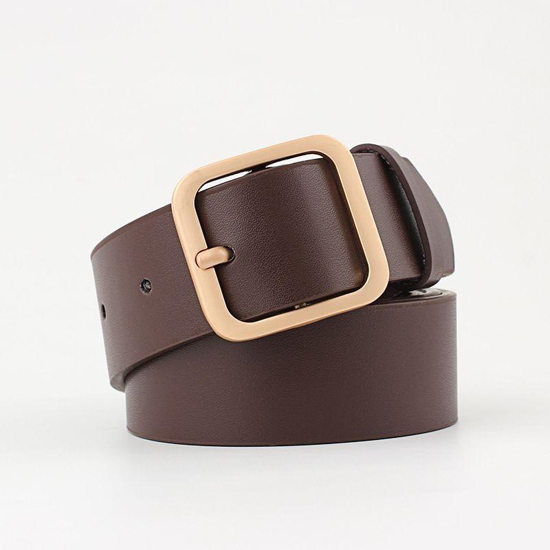 Stylish 2024 Autumn Winter Women's Alloy Buckle Belt For Slimming With Versatile Design