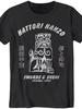 T-shirt Vintage Hattori Hanzo da Uomo e Bambino Maglietta Nera Grafica con Leone Shisa Spade e Testo Sushi Realizzata in Morbido Cotone Vestibilità Classica