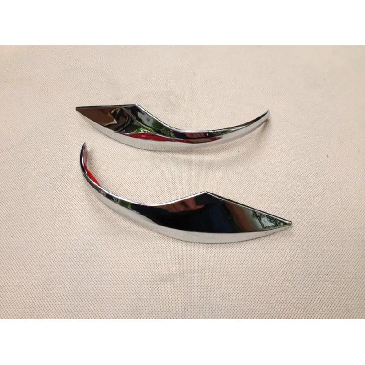 For Toyota Venza Auris 2013 2014 2015 2016 2017 ABS Chrome Side Door Rearview Mirror Strip Trim Sticker Car Styling Accessories