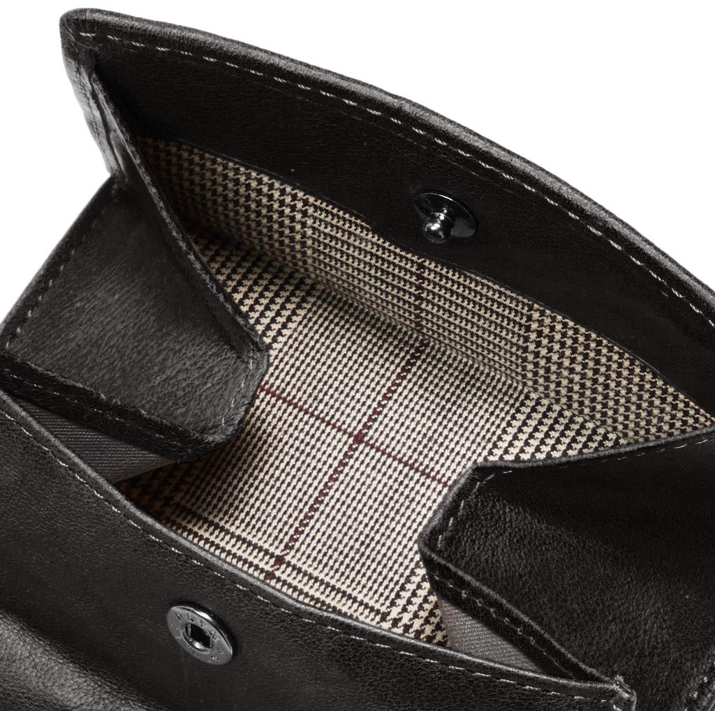 Takeo Kikuchi Oyster Black Tri-fold Wallet,