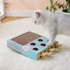 Interactive Cat Hitting Hamster Toy Corrugated Paper Cat Hit Gophers Toy  Paw Grinding