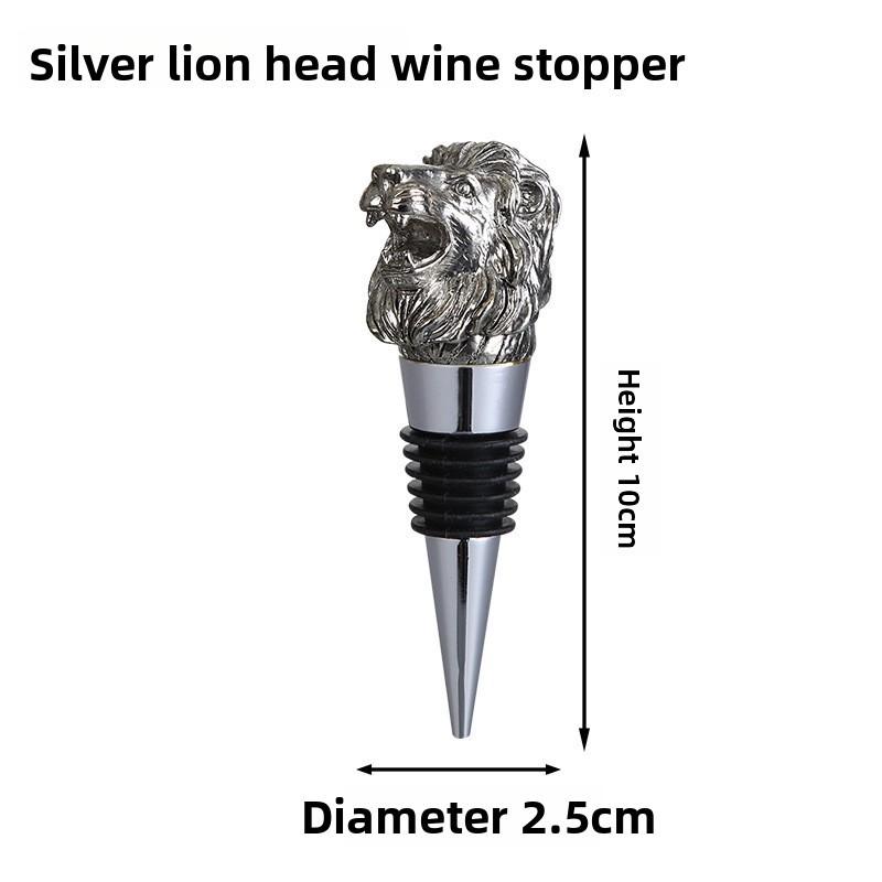 Deer Head Bottle Stopper Gold Seals Red Wine Sealer With Seal For Home Bar Decor