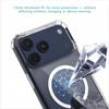 Al Antiurto Per Custodia Telefono Per Per Iphone 17 Air 16 15 14 13 12 11 Pro Max Plus Ricarica Wireless Magnetica Cover Trasparente