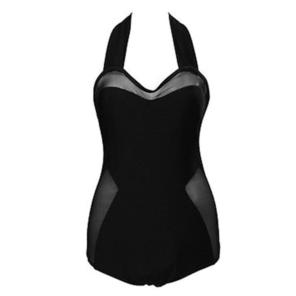 Buy Women Large Size Padded Swimsuit OnePiece Swimming Suit at