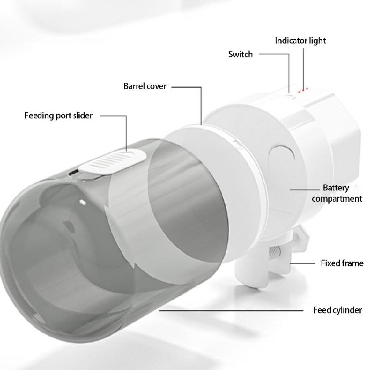Battery Powered Feeders Moisture Resistant Compacts Aquariums Feeders Device for Fishes Food Pellets
