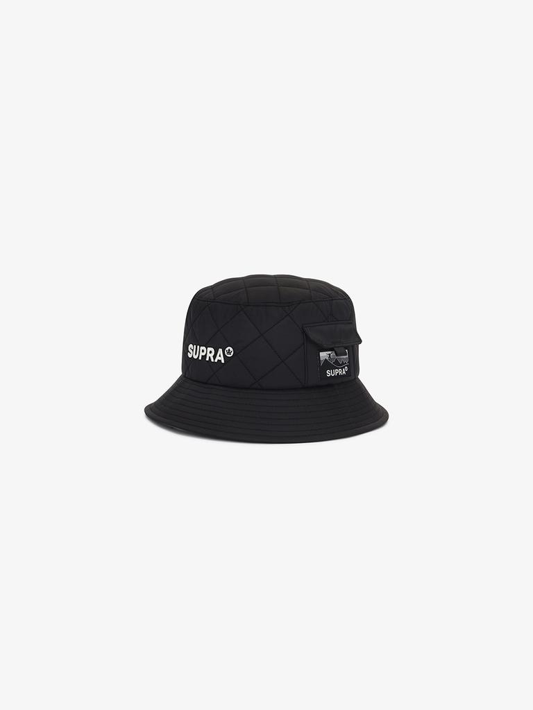 SUPRA Outdoor Quilted Pocket Point Bucket Hat (Black)