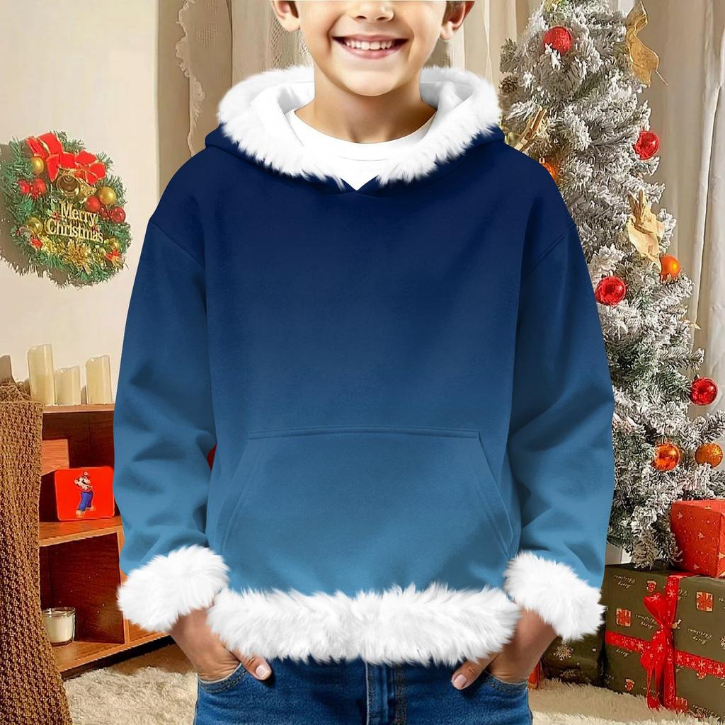 Children's Sweatshirt Girls Boys Long Sleeve Lightweight Casual Hoodie Loose Comfortable Sweatshirt