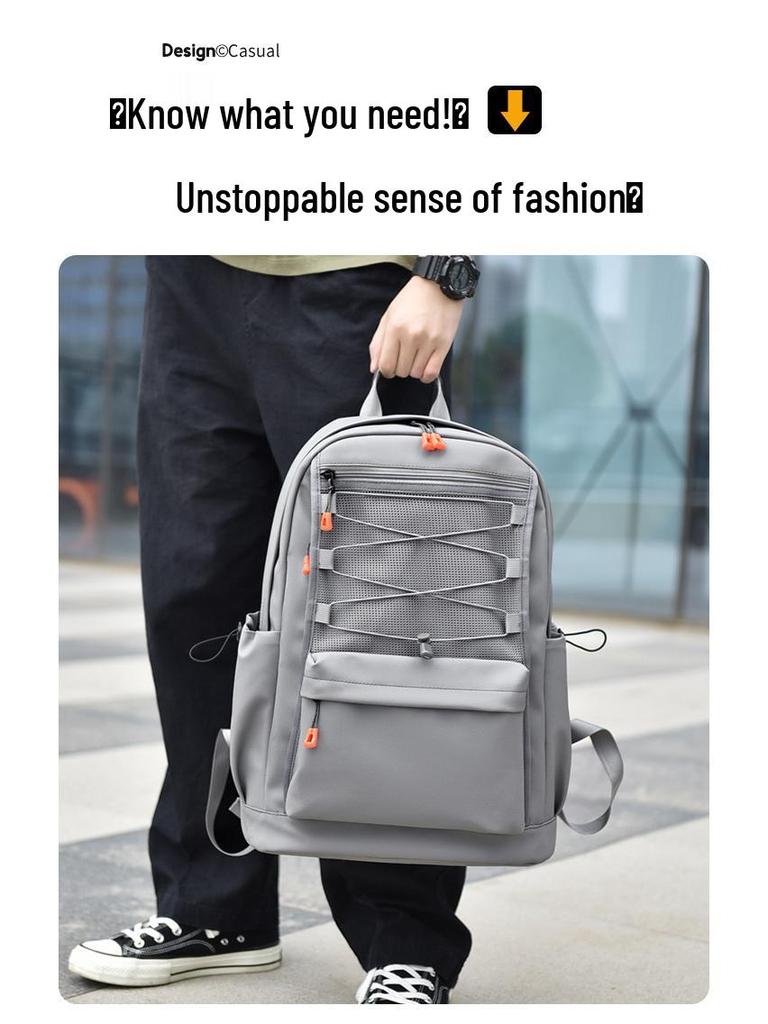 Men's Casual Multifunctional 17" Laptop Backpack - Large Capacity for College, Business & Travel