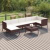 Day and Night - Day and Night Garden Furniture Set 8 Pieces and Brown Synthetic Rattan Cushions