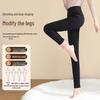 MaoRen Women's High-Waist Thermal Black Leggings