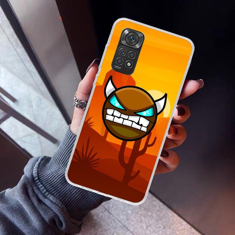 

Geometry Dash Game Phone Case For Xiaomi Redmi Note 15 14 14S 13 12S 12 Pro Plus 11S 11 10S 10 4G Cover 11E 11T 5G Print Fundas Redmi Note 15 Pro 4G