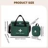 2 Pieces Empty First Aid Bag Professional Storage Portable Organizer Oxford Shoulder