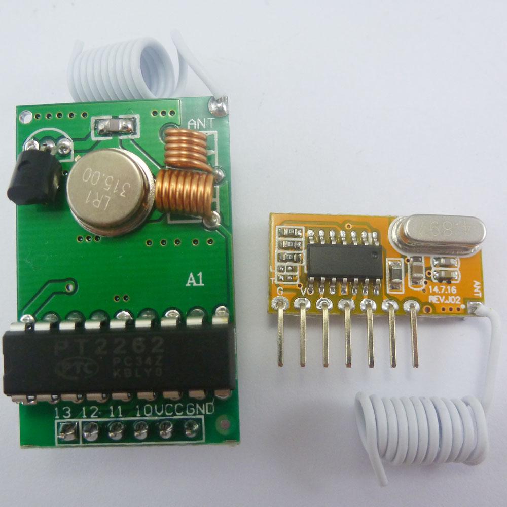 Кодер 315 МГц PT2262 для Arduino, декодер, RF-передатчик, приемник ...