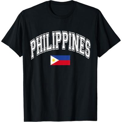 Lustige Philippinen Philippinische Flagge Grafik T-Shirts Männer Frauen Baumwolle Humor Streetwear T-Shirt Kurzarm Unisex Lockere Kleidung