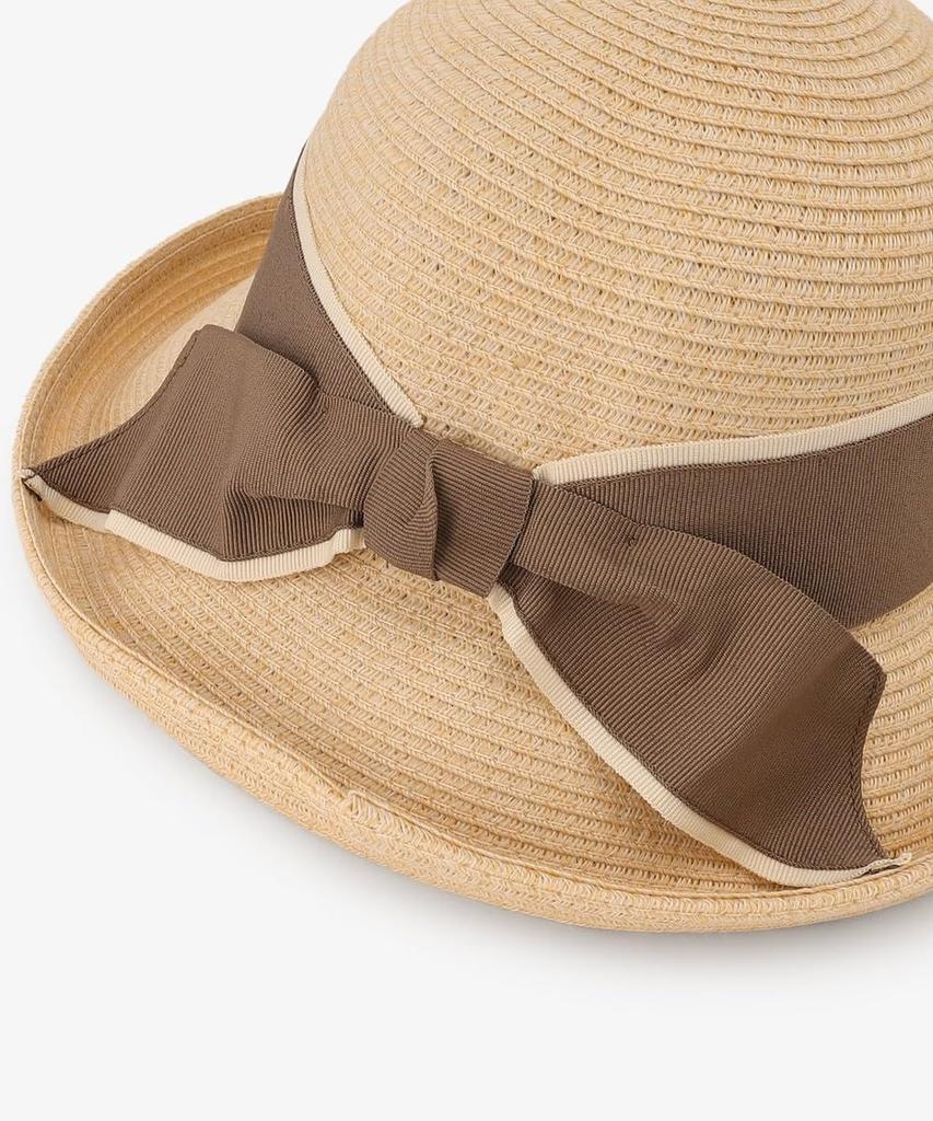 Tea Afternoon Tea LIVING Hat JS67 Washable UV Hat Ivory [Afternoon Living] Edge-Up