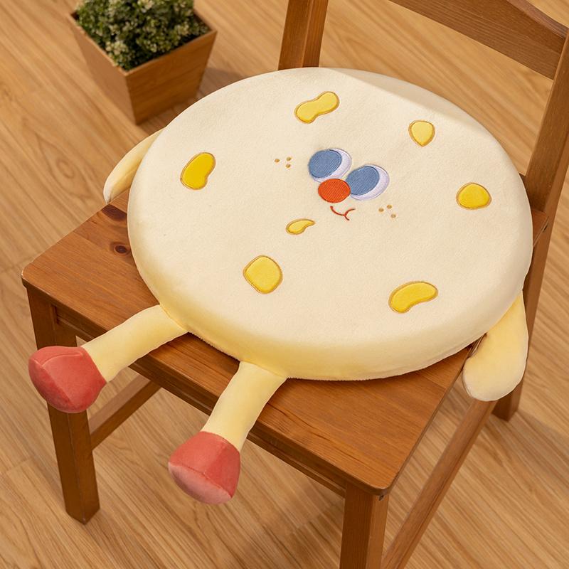 Kreative Kekse Kissen Runde Form Kekse Mit Bein Gefüllte Plüschtiere Realistisches Essen Snack Sitzkissen Plüschtier Requisiten Geschenke