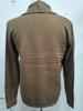 2024 Men's Autumn Color-Blocked Knitted Sweater with Lapel and Long Sleeves
