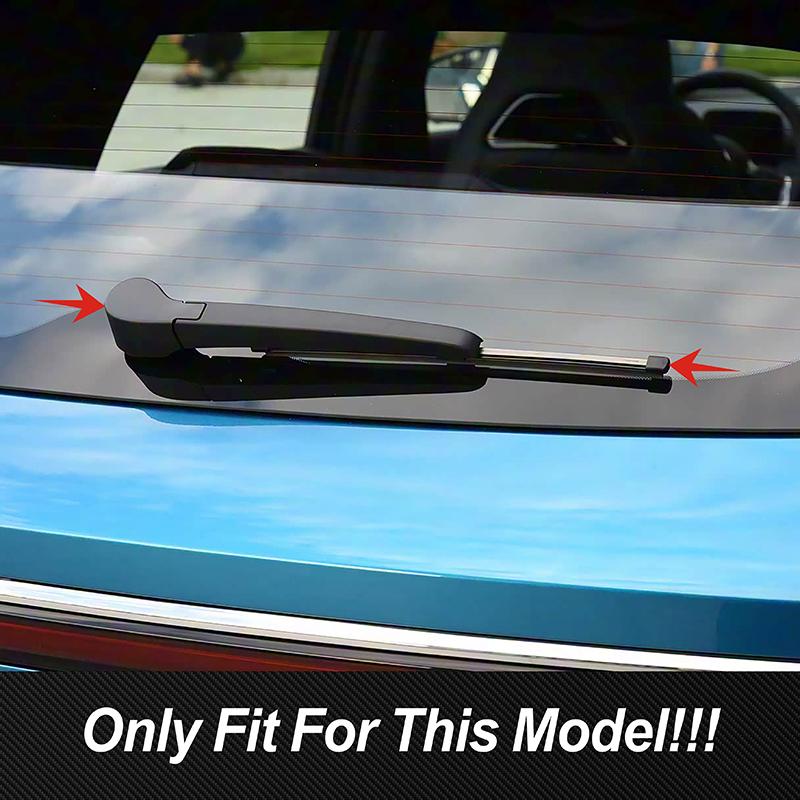 Car Styling Rear Wiper Cover Trim Strips For BYD Yuan PLUS Carbon Fiber Color Exterior Accessories