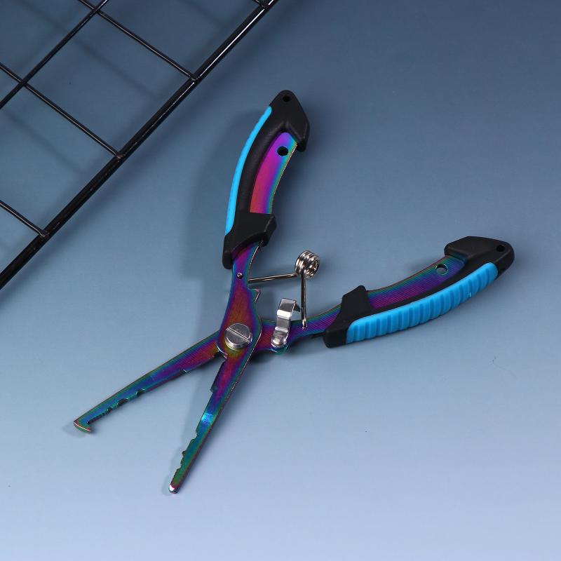 

Multifunctional Fishing Pliers Gripper Lure Pliers Hooks Pliers Portable Split Ring Opener Anti-Slip Fishing Line Cutter Tied