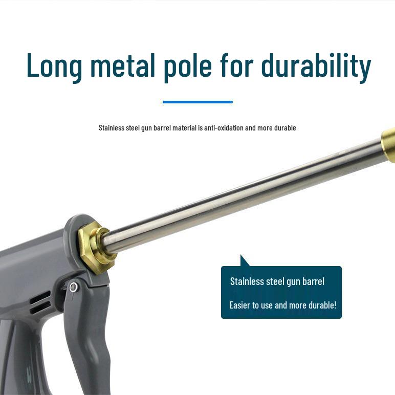 High-Pressure Washer for Powerful Floor & Car Cleaning with Extended Spray Gun