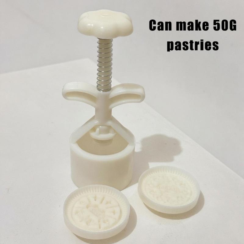 50G 75G Mooncake Mold Plastic Hand Thesis Cookie Cat Pattern Plummers Pastry Decoration Tool Mid Autumn Festival