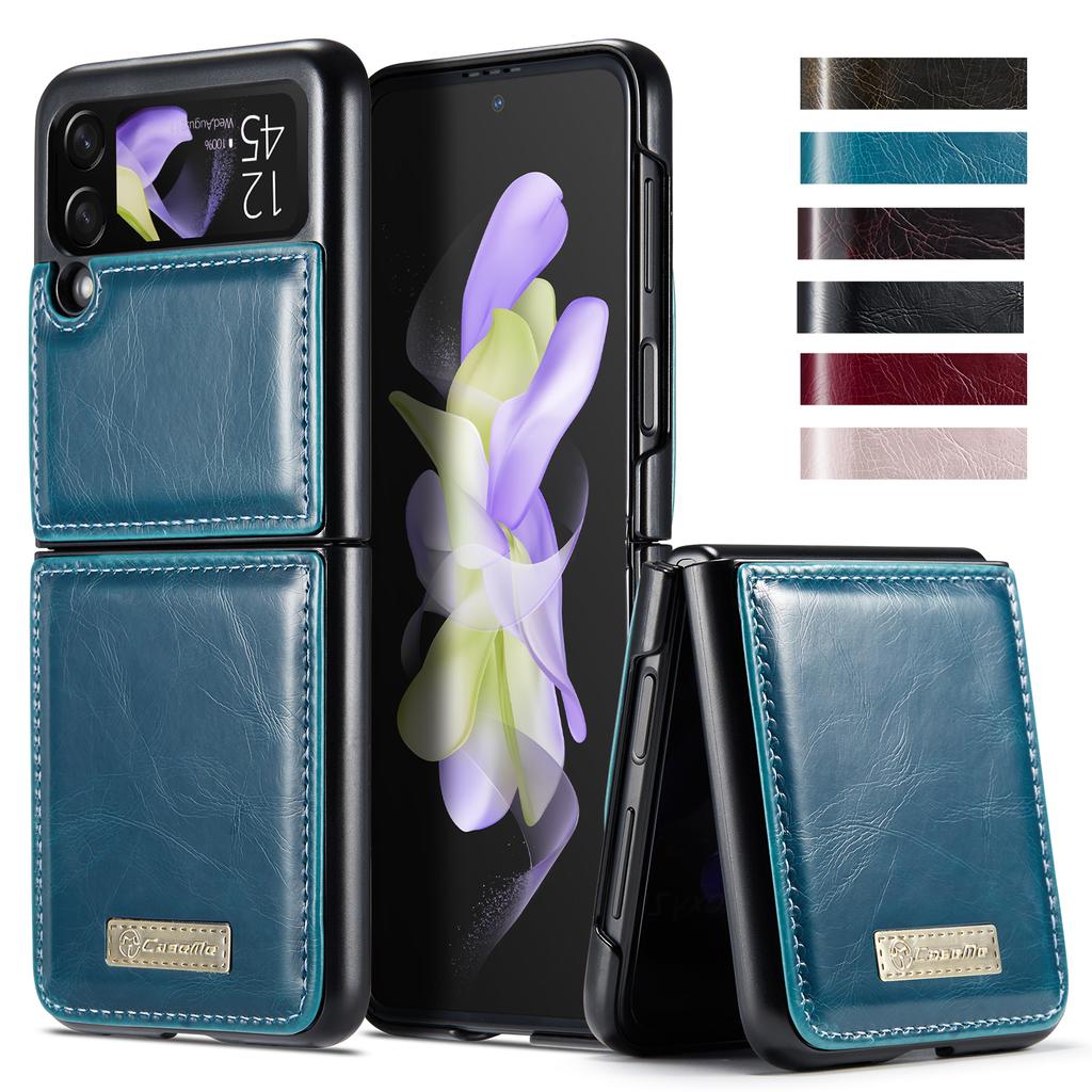 Anti-Schock-Leder-Telefontasche Klapphülle für Samsung Galaxy Z Flip 4 Flip4 5g Flip3 Flip 3 Schutzhülle für Samsung Flip4