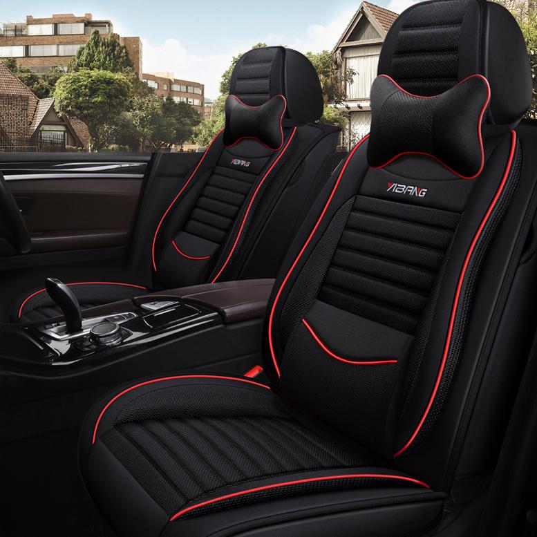 Four Seasons Full Coverage Linen Seat Covers for Geely GL, Emgrand EC7/GS, Binyue, Vision S1